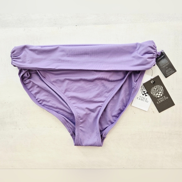 Vince Camuto Lavender Bikini Bottoms with Banded Waist, Large, NWT - Picture 1 of 4